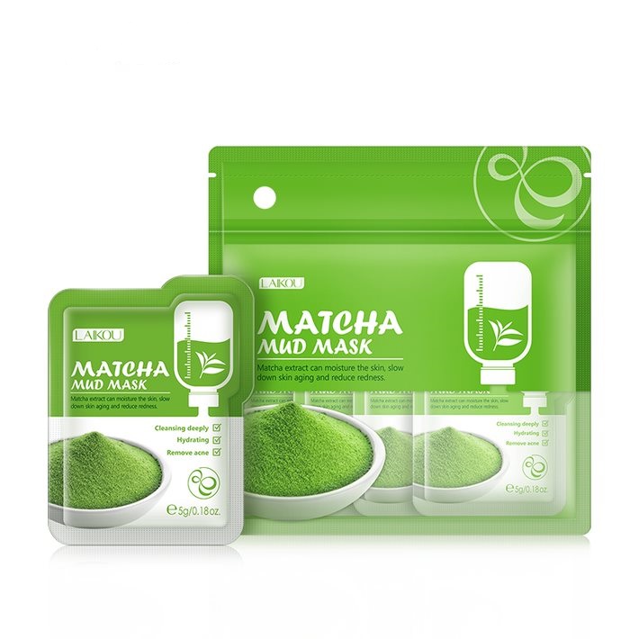 Laikou Matcha Mud Mask (12 Pcs)