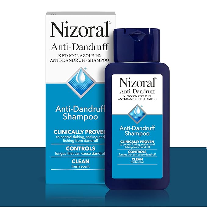 Nizoral Anti-Dandruff Shampoo with 1% Ketoconazole, Fresh Scent, 7 Fl Oz